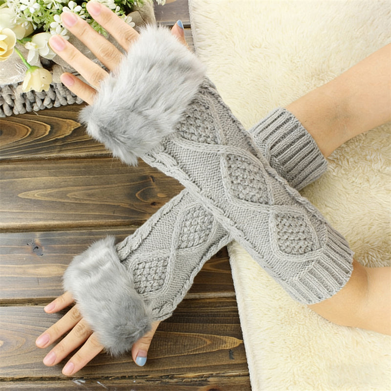 Warm Solid Colour Gloves