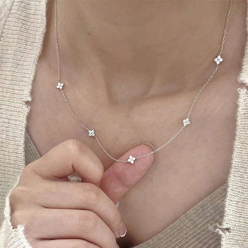 Vintage Four-Leaf Clover Necklace