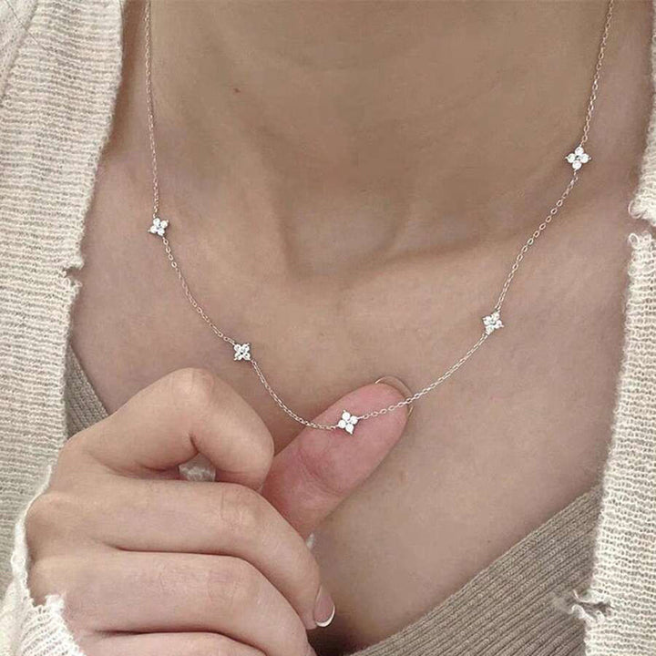 Vintage Four-Leaf Clover Necklace