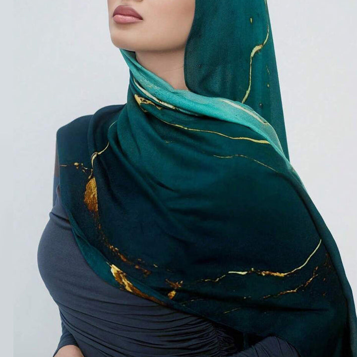 Ethnic Gradient Shawl