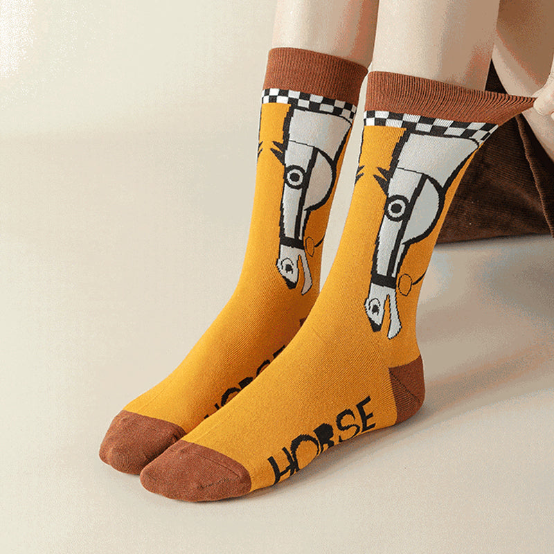 Casual Animal Print Socks