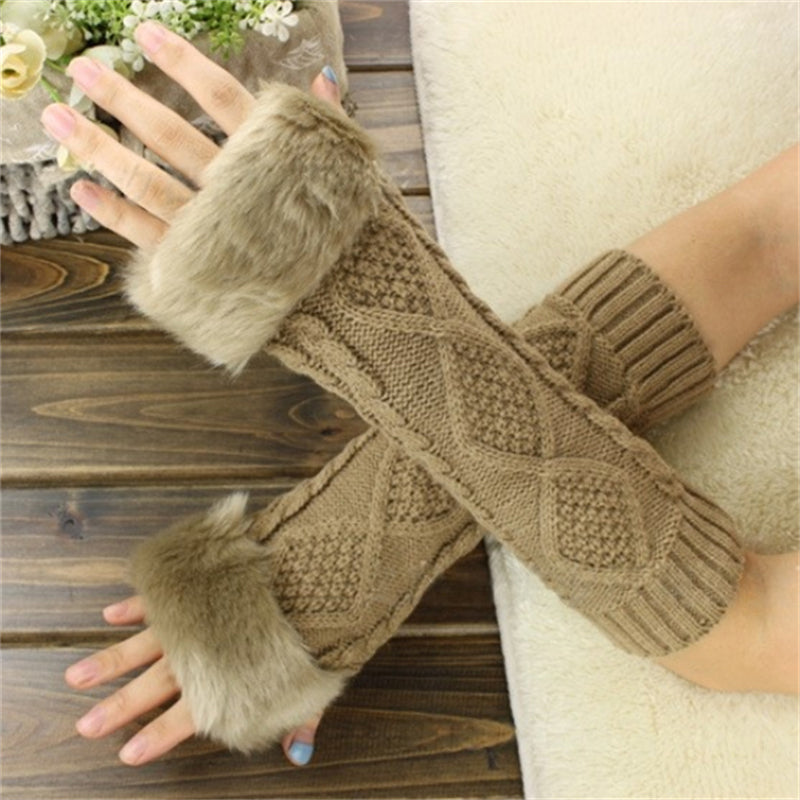 Warm Solid Colour Gloves