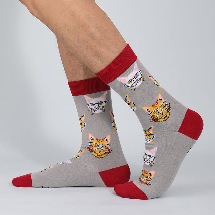 Vintage Animal Print Socks