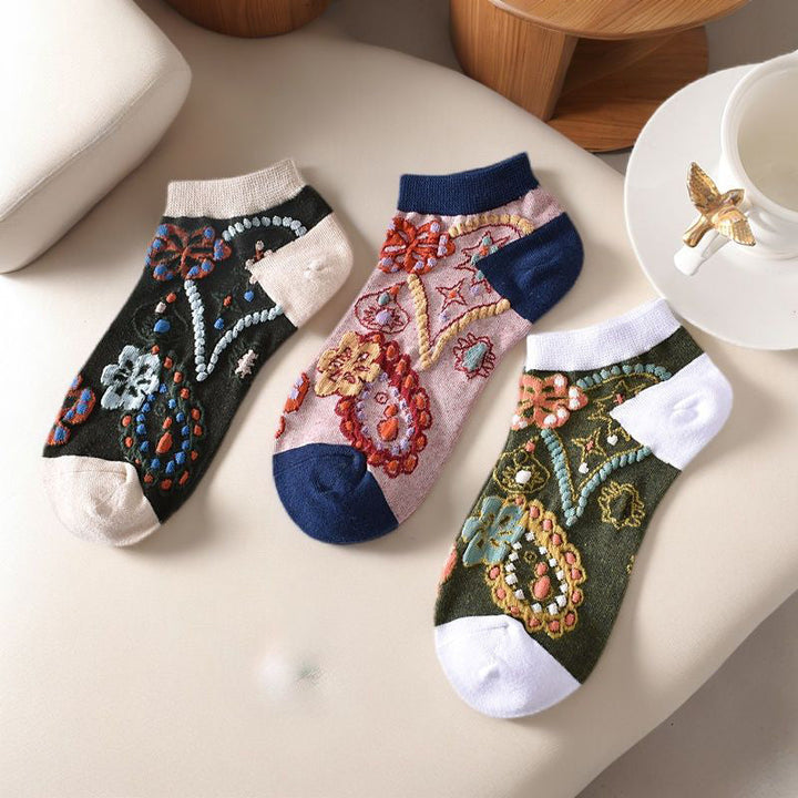 Vintage Floral Socks