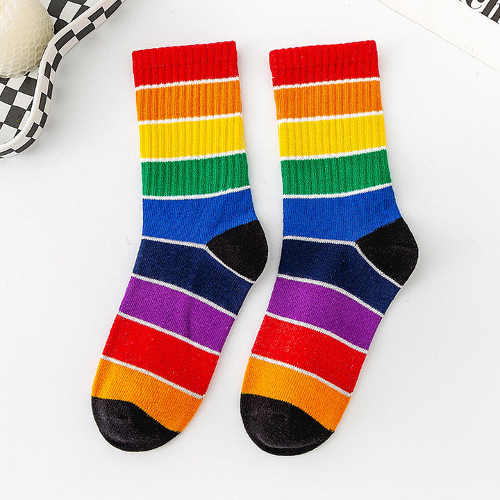 Colourful Striped Socks