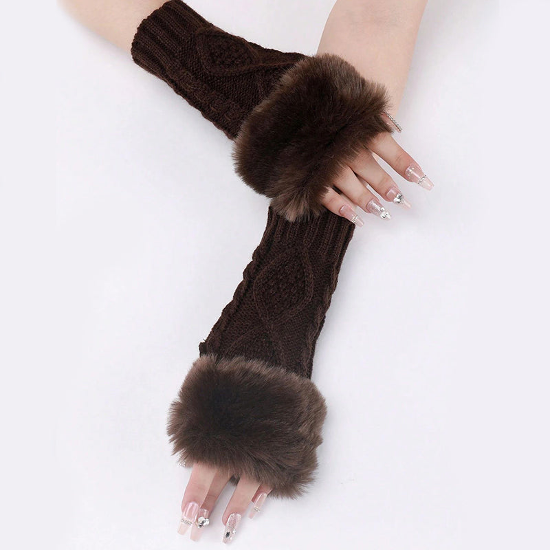 Warm Solid Colour Gloves