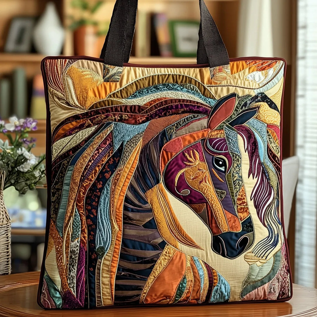 Sac Artisanale - Cheval en Mosaïque Multicolore