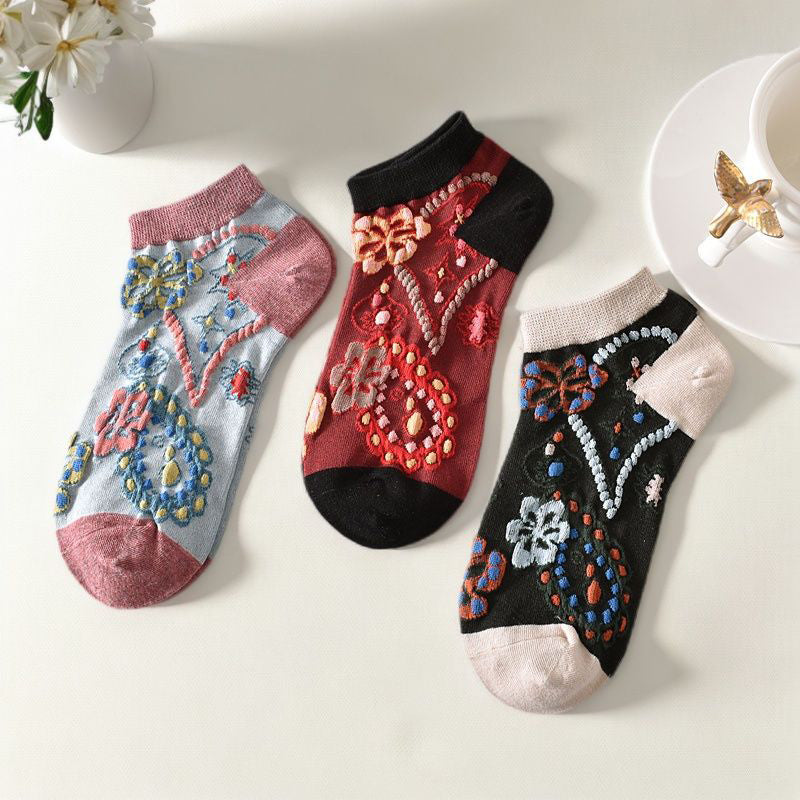 Vintage Floral Socks