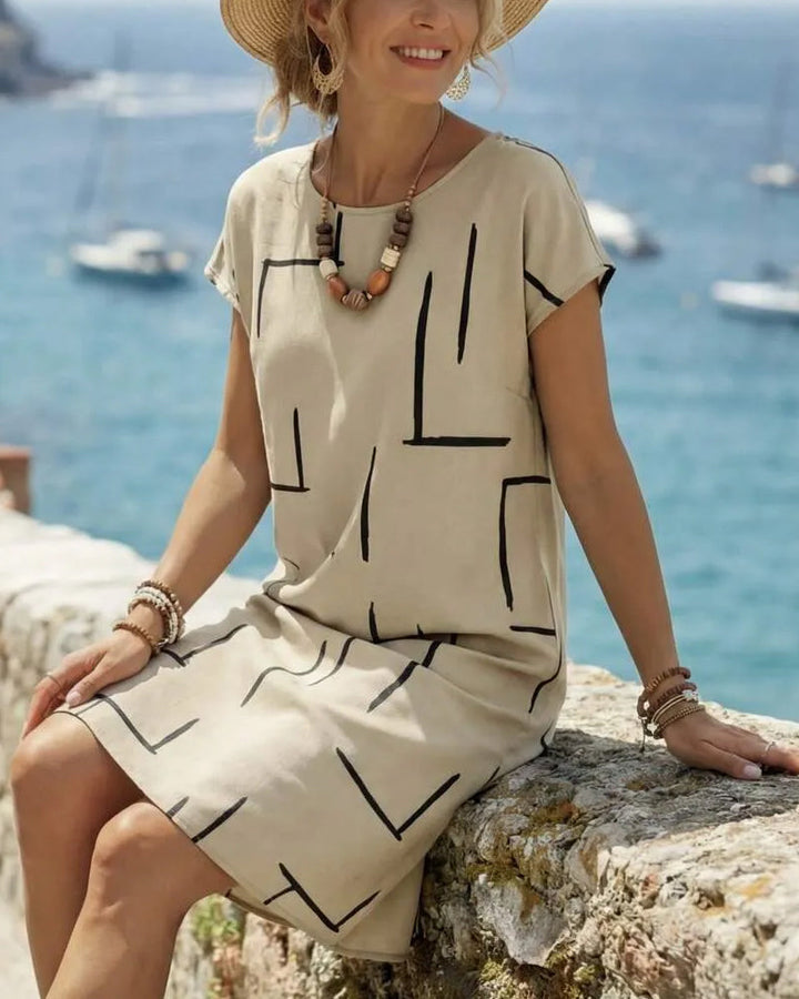 Delia - Robe Mi-Longue Élégante
