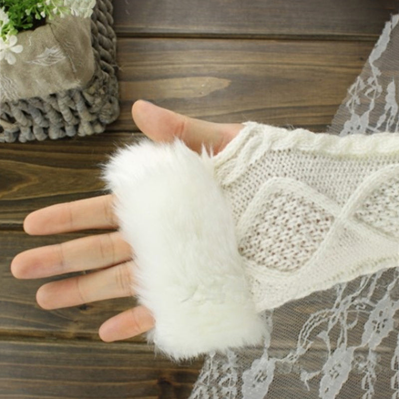 Warm Solid Colour Gloves