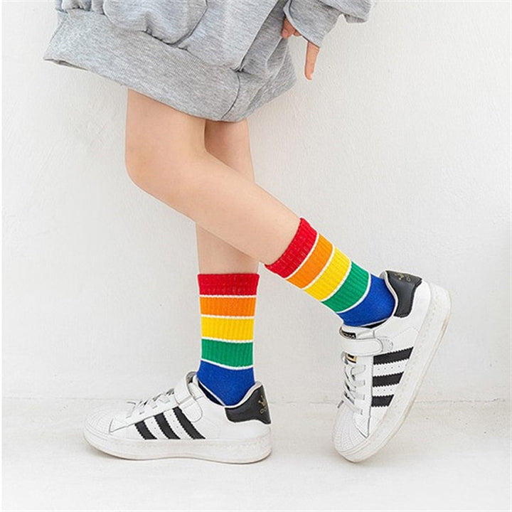 Colourful Striped Socks
