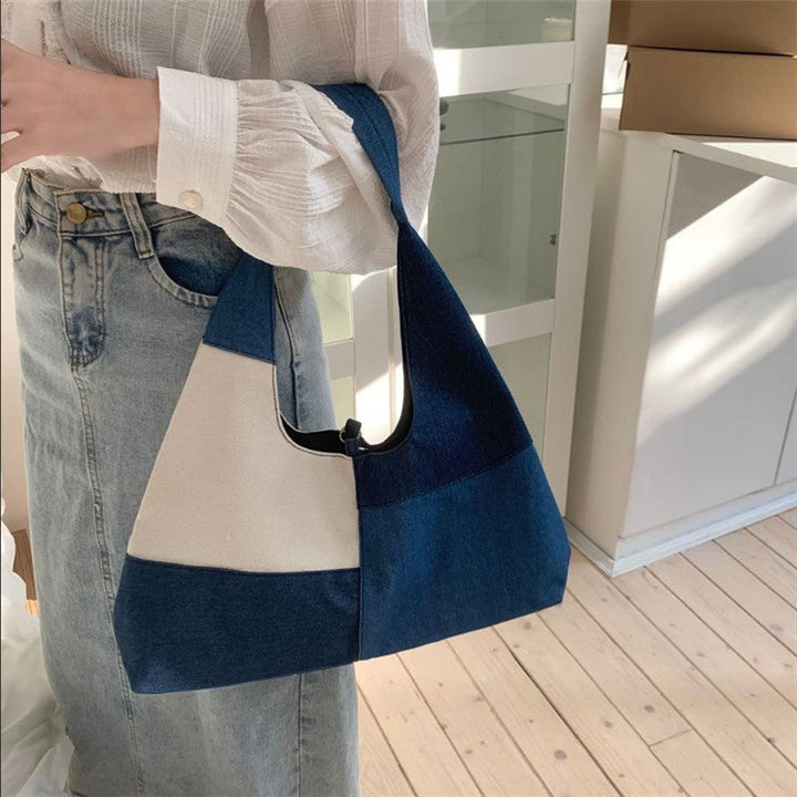 Vintage Colour Block Bag