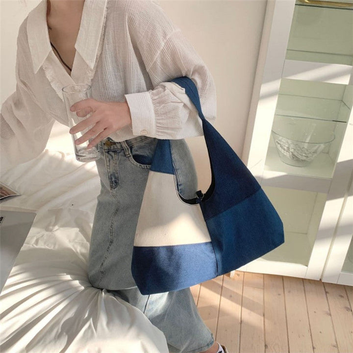 Vintage Colour Block Bag