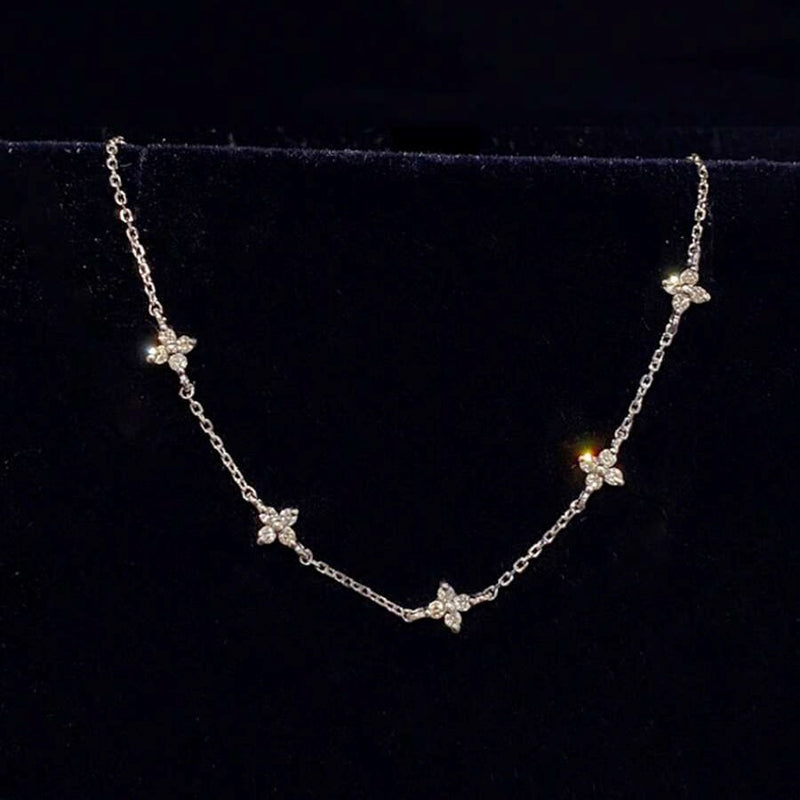 Vintage Four-Leaf Clover Necklace