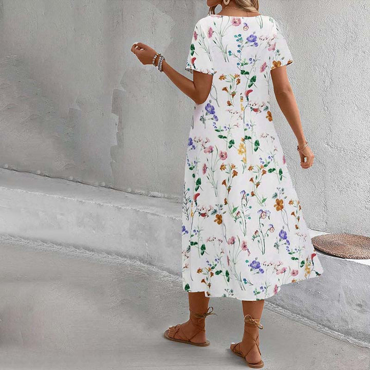 Floral Print Casual Dress