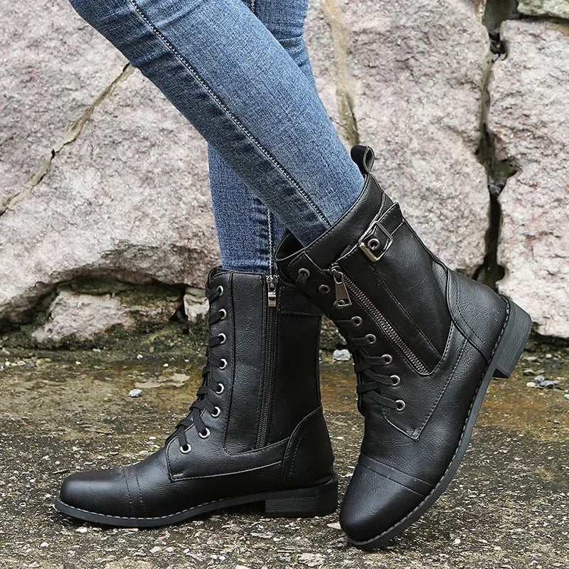 Erika - Bottes en Cuir Luxueuses