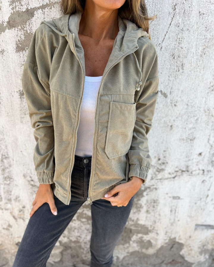 RACHAEL | STYLISH TUMMY COVERING ZIP JACKET