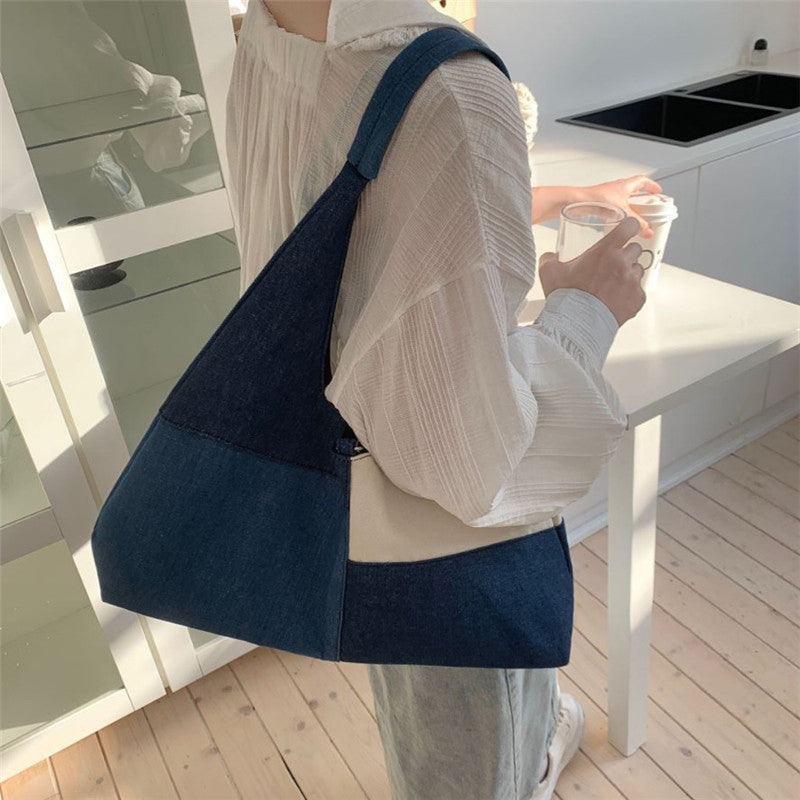 Vintage Colour Block Bag