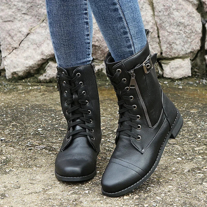 Erika - Bottes en Cuir Luxueuses