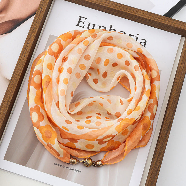 Casual Polka Dot Scarf