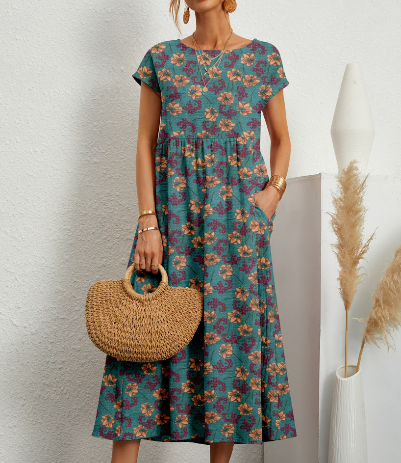 Deborah - Robe Florale Élégante