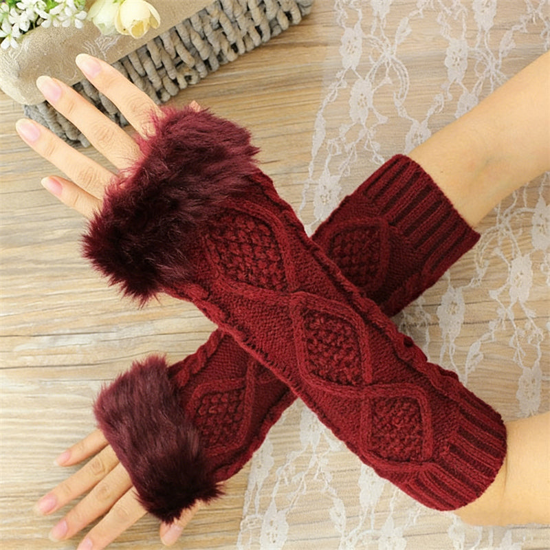 Warm Solid Colour Gloves