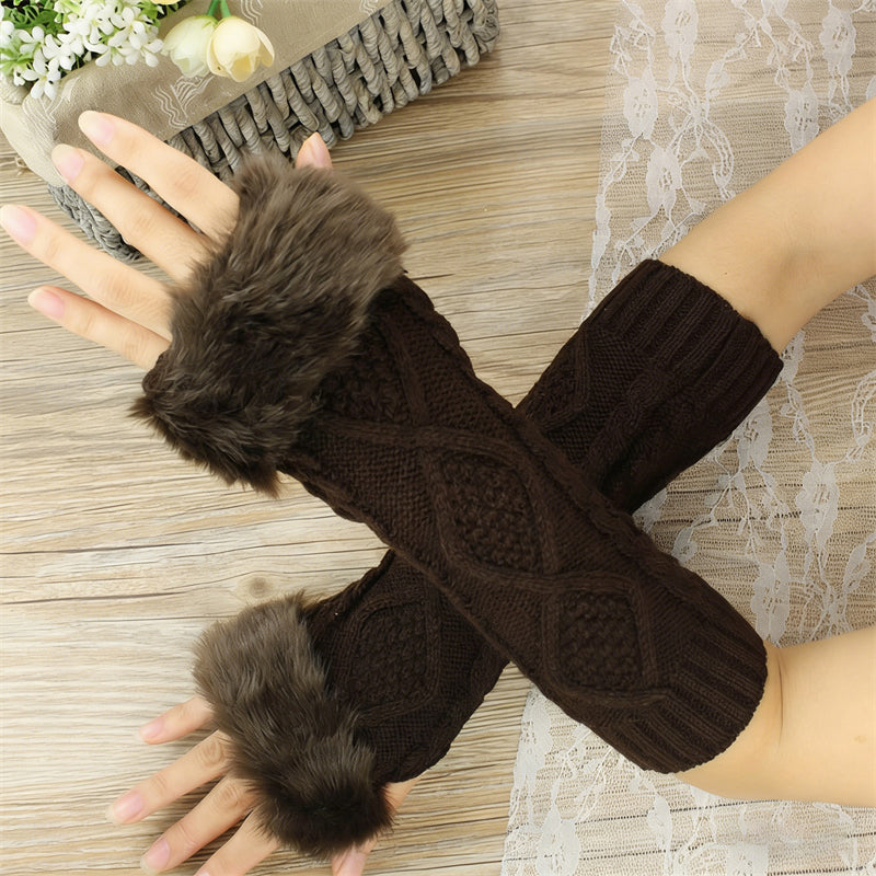Warm Solid Colour Gloves