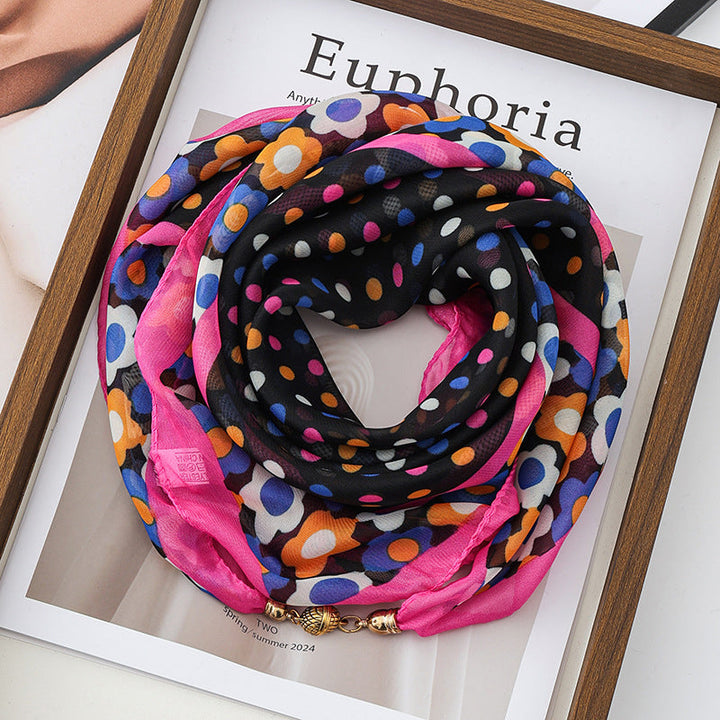 Casual Polka Dot Scarf