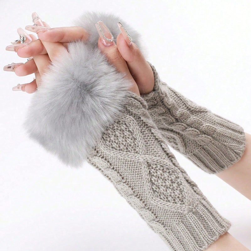 Warm Solid Colour Gloves
