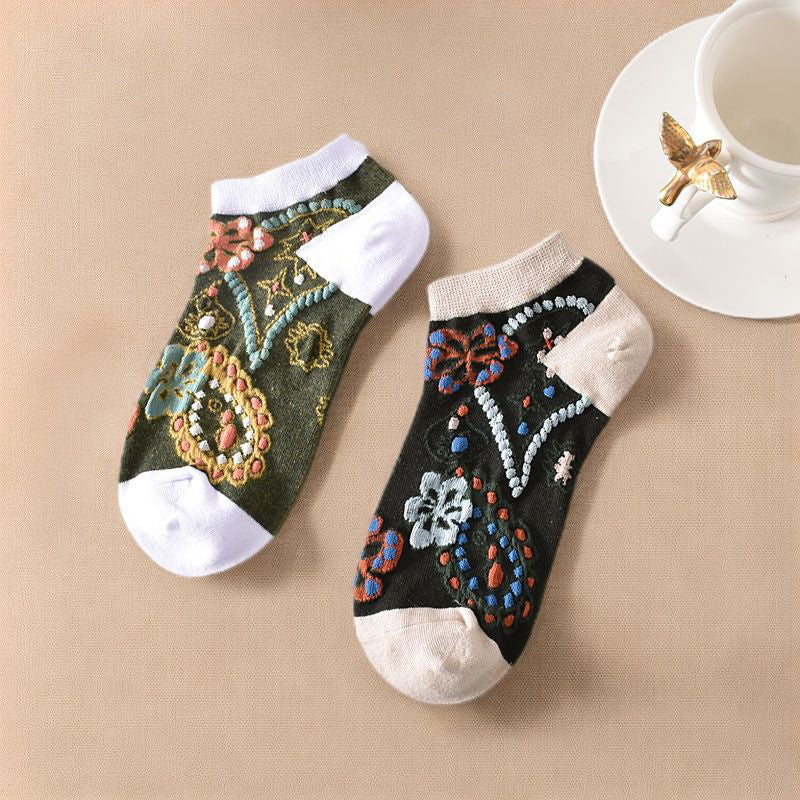 Vintage Floral Socks