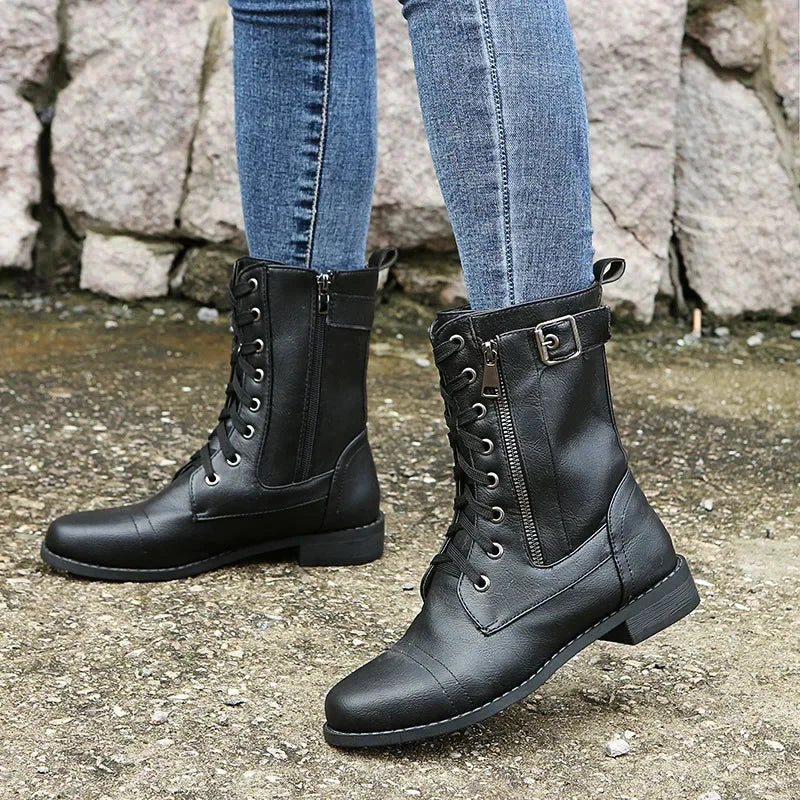Erika - Bottes en Cuir Luxueuses