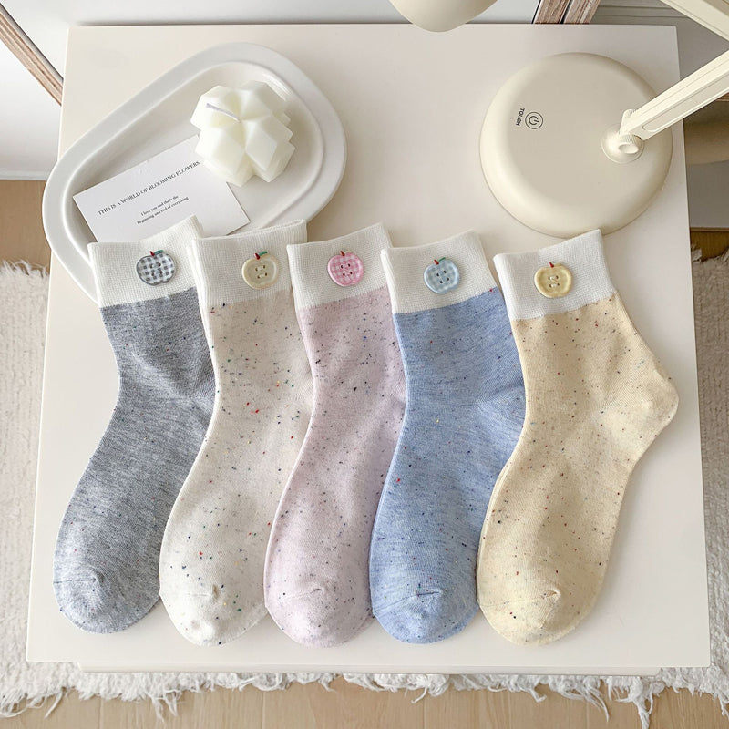 Casual Colour Block Socks