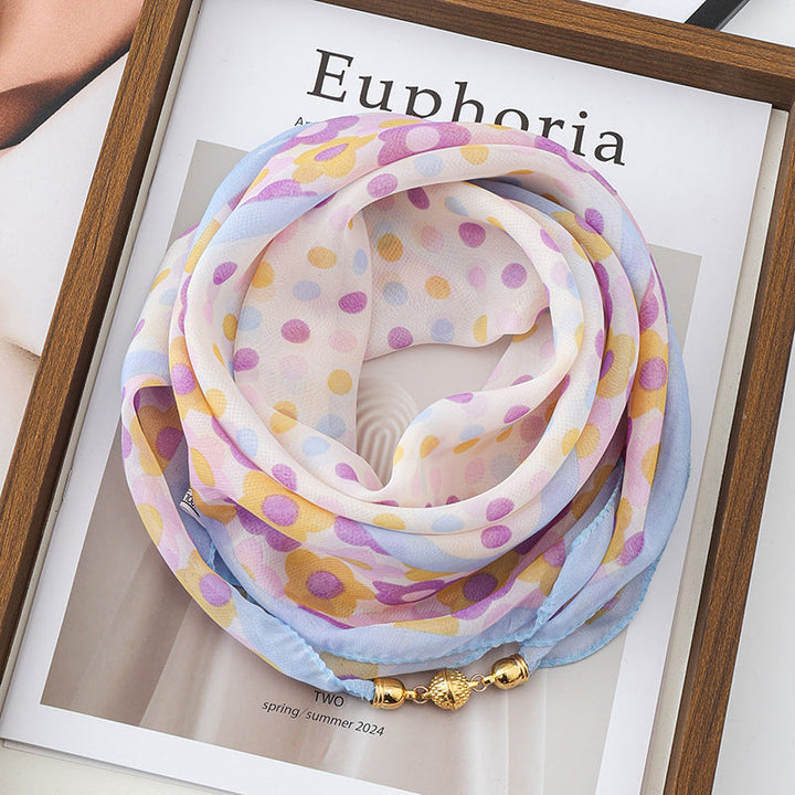 Casual Polka Dot Scarf
