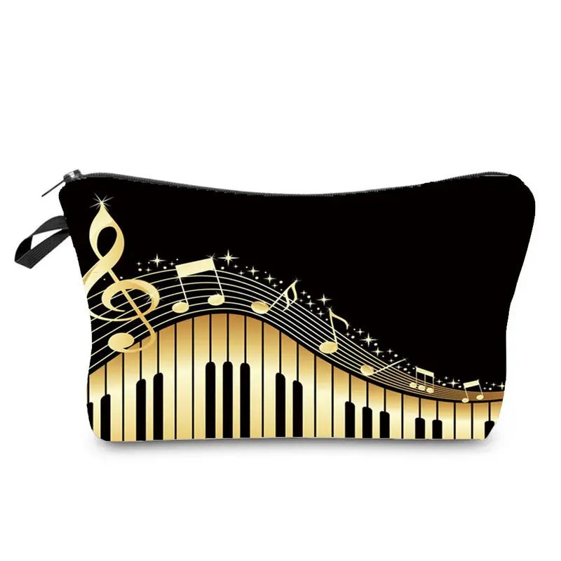 Vintage Music Note Print Bag