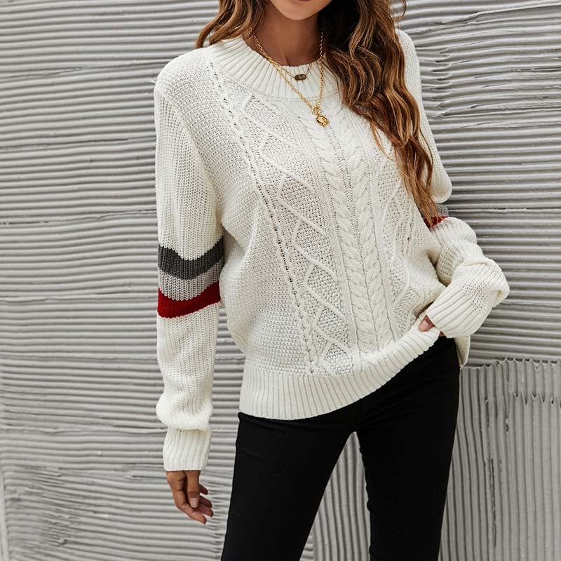 Casual Cable Knit Sweater