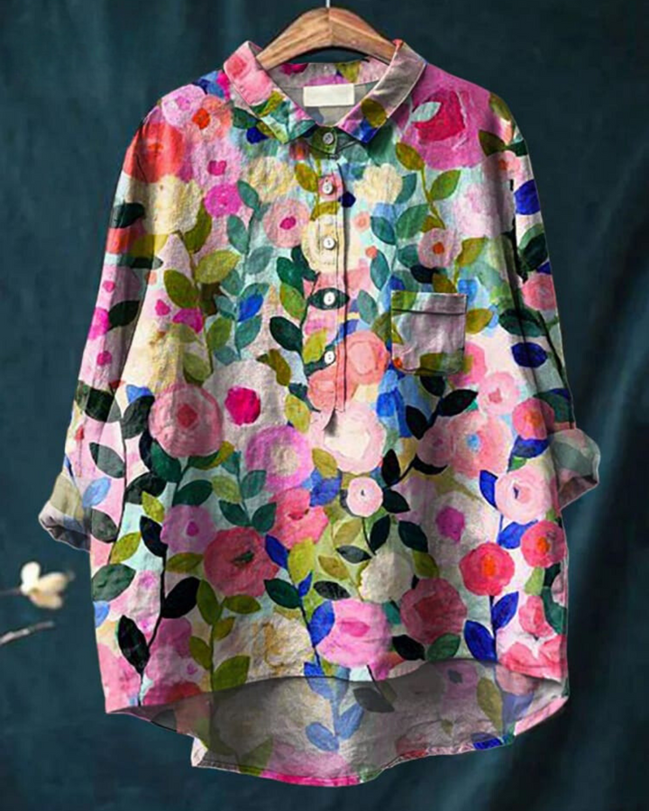 Julia - Blouse Florale Élégante