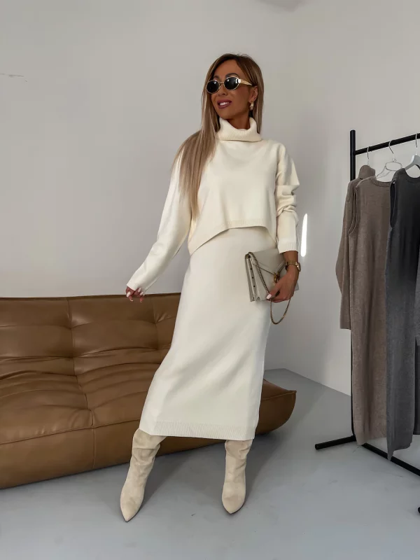 Nicole - Élégant Ensemble Tricot