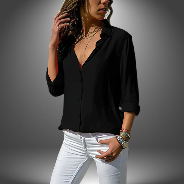 Valeria - Blouse Classique à Boutons