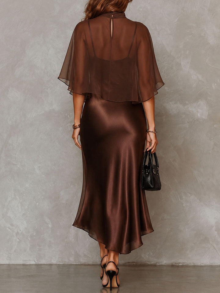 Sofia™ | Ensemble rétro-élegant de couleur chocolat, composé d&
