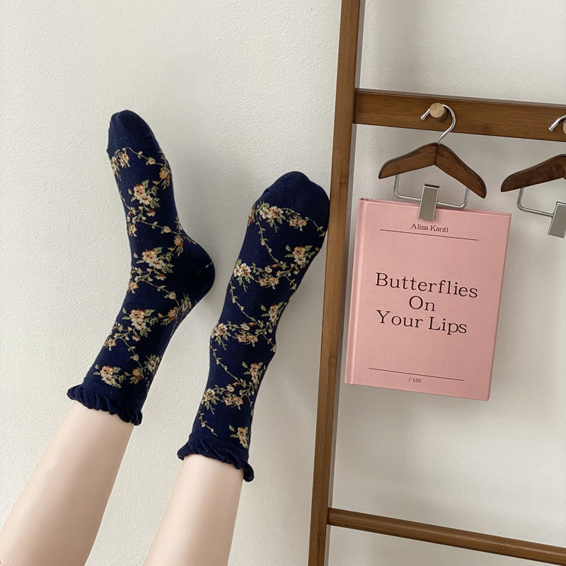 Vintage Floral Socks