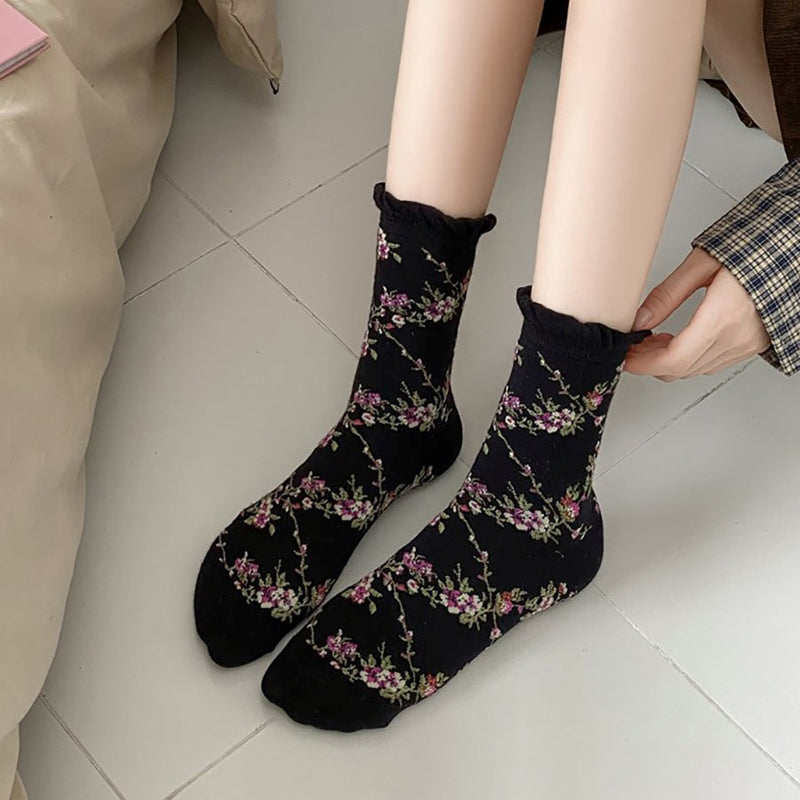 Vintage Floral Socks