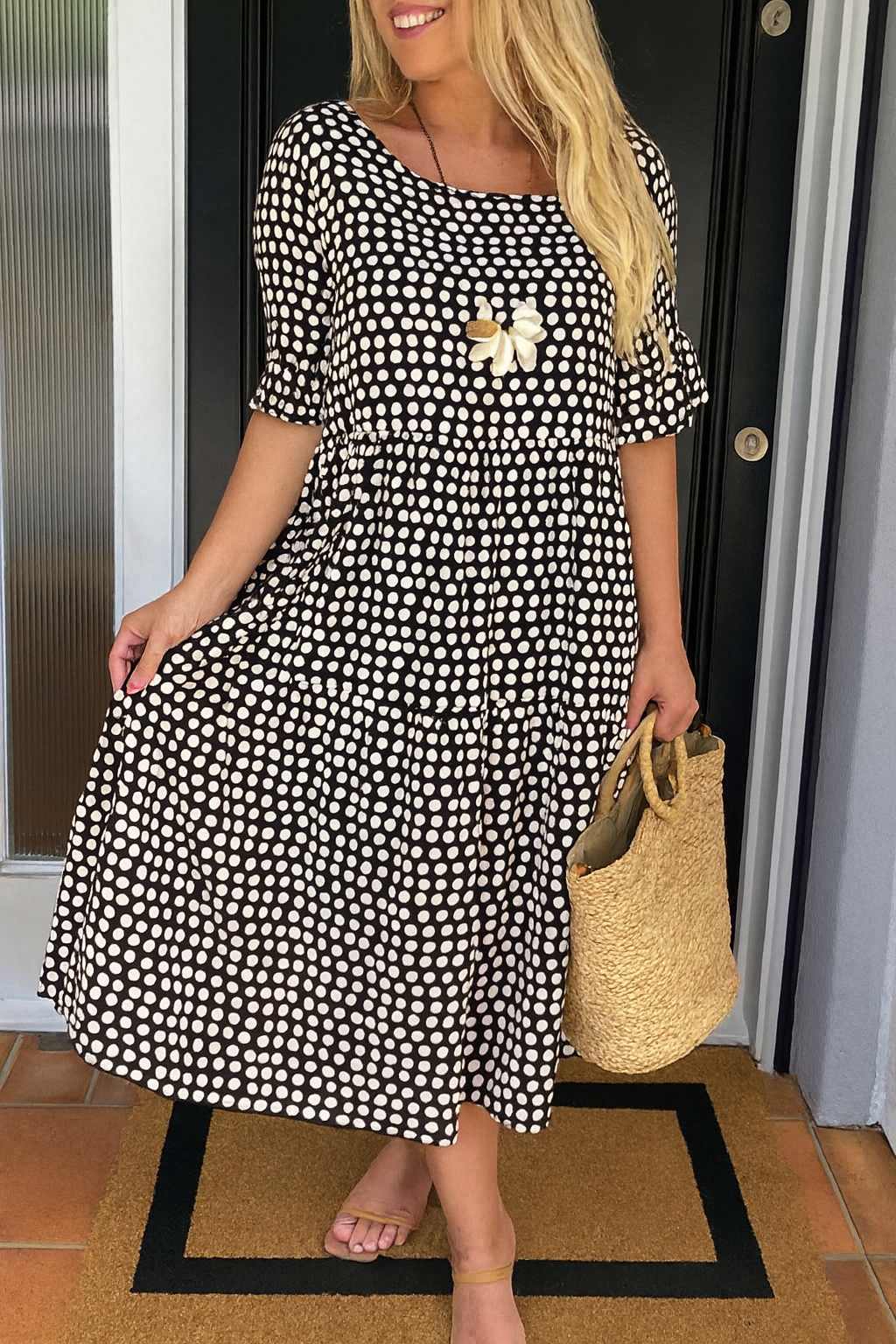 Diane - Élégante Robe Midi Décontractée