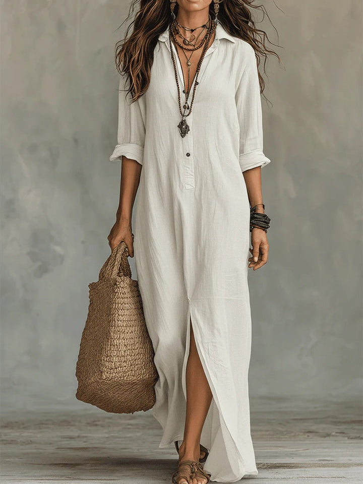 Saule - Robe Maxi Élégante et Confortable