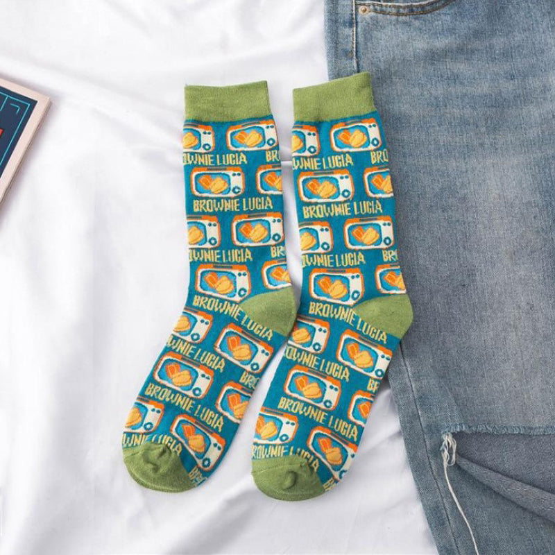 Vintage Casual Socks