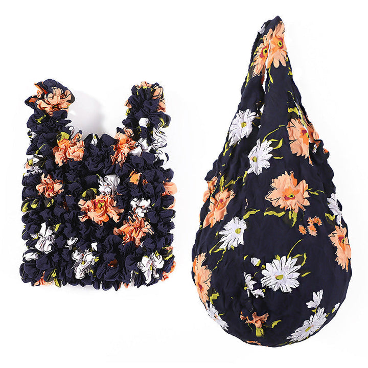 Vintage Floral Print Bag