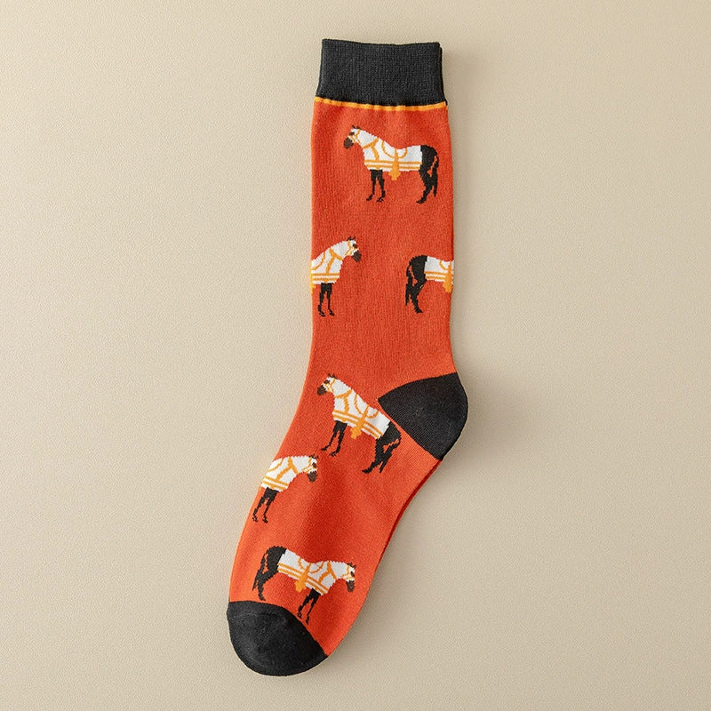 Casual Animal Print Socks