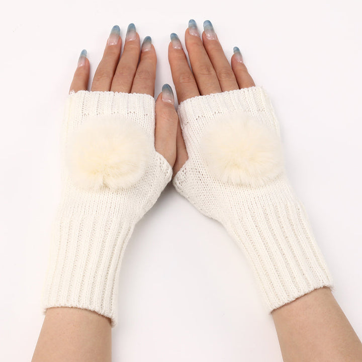 Solid Colour Warm Gloves