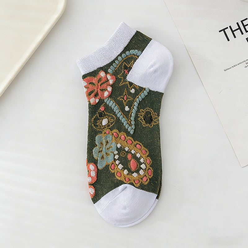 Vintage Floral Socks