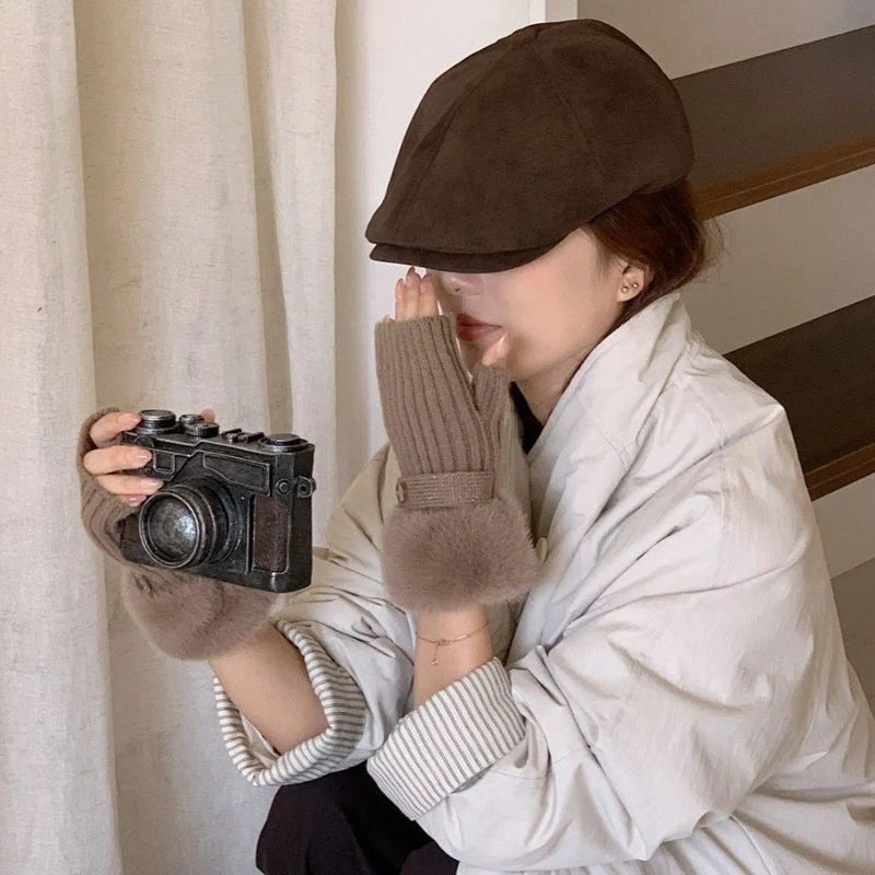 Warm Solid Colour Gloves