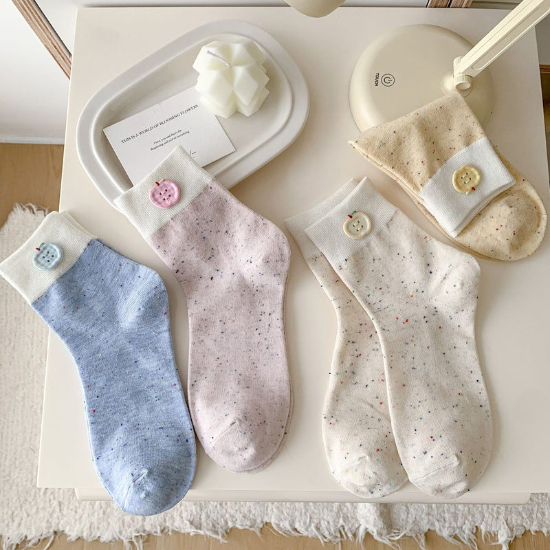 Casual Colour Block Socks